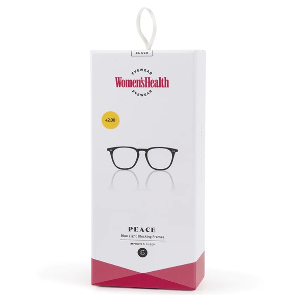 DIFF Bluelight Glasses Light Pink Crystal Frame Blue Light Technology Lens NWT - Picture 6 of 10